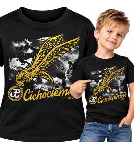 KOSZULKA DZIECIĘCA Patriotyczna CICHOCIEMNI